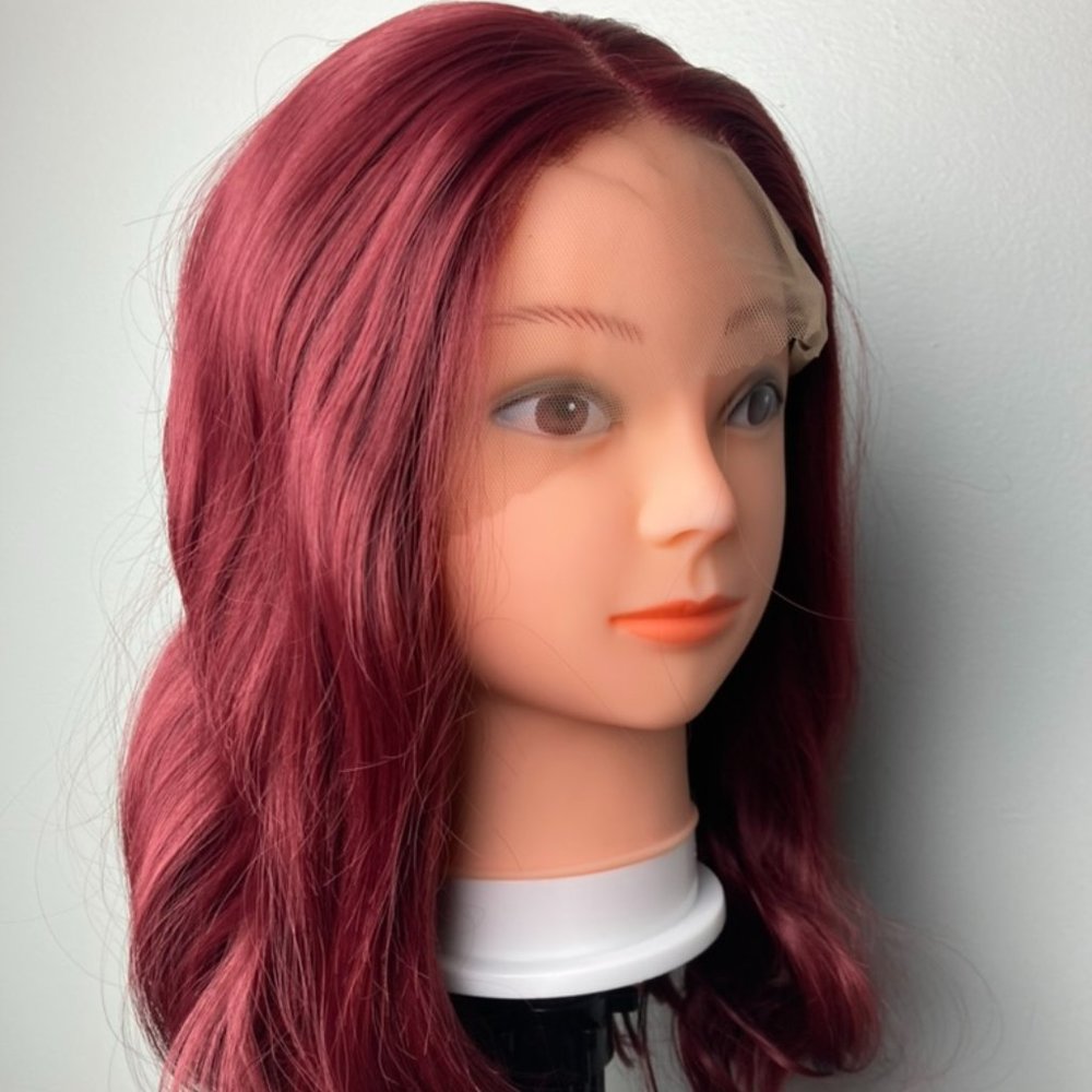 Burgundy Red Bob Lace Front Wigs